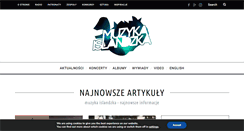 Desktop Screenshot of muzykaislandzka.pl